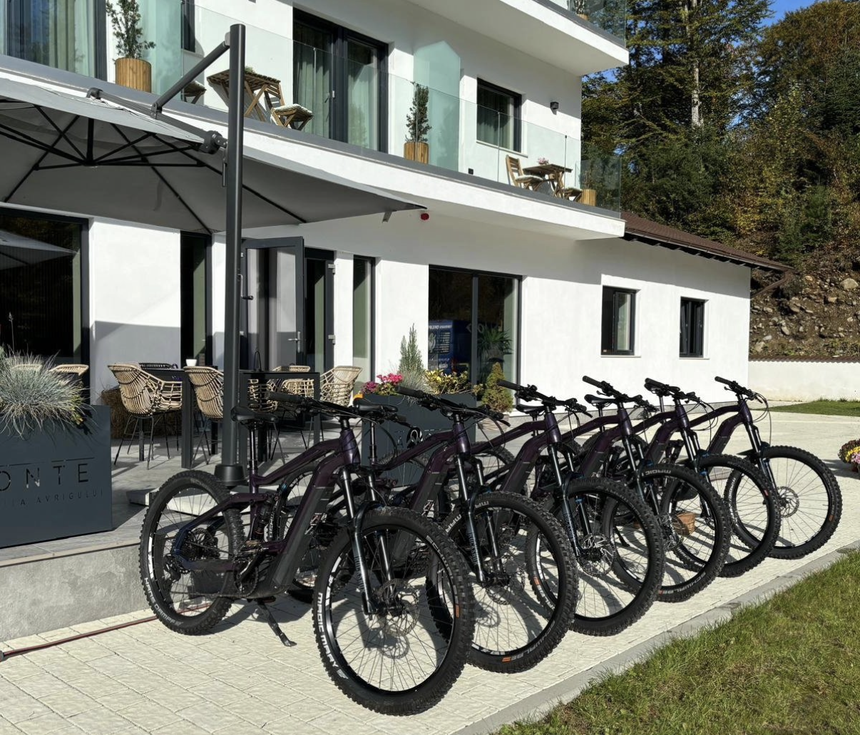 Biciclete electrice disponibile la Pensiunea Amonte